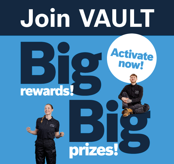 Join vault and activate big rewards and big prizes